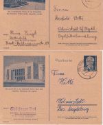 DDR - 12 Pfg. Pieck Bildganzsache P47 kompl. (7 Bilder) sauberer Bedarf