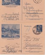 DDR - 12 Pfg. Pieck Bildganzsache P47 kompl. (7 Bilder) sauberer Bedarf