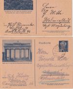 DDR - 12 Pfg. Pieck Bildganzsache P47 kompl. (7 Bilder) sauberer Bedarf