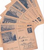 DDR - 12 Pfg. Pieck Bildganzsache P47 kompl. (7 Bilder) sauberer Bedarf