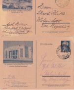 DDR - 12 Pfg. Pieck Bildganzsache P47 kompl. (7 Bilder) sauberer Bedarf