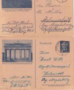 DDR - 12 Pfg. Pieck Bildganzsache P47 kompl. (7 Bilder) sauberer Bedarf