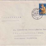 BRD - 40 Pfg. Wofa Bauer Brief n. ÖSTERREICH Ingolstadt - Fürstenfeld 1959