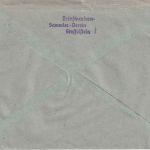 BRD - 6x10 Pfg. Adam Riese Nachnahmebrief Staffelstein - Bad Pyrmont 1959