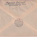 BRD - 2x30 Pfg. 75 J. Telefon Einschreibebrief Bleichenbach ü. Stockheim 1953