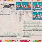 BRD - 3x60 Pfg. 100 J. Kieler Woche Brief-Vds. (bis 250g) Krefeld - Viersen 1982