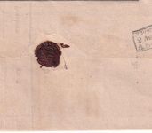Sachsen - Wilsdruf 1848 K1 Recommandirter Behändigungsschein 10 Ngr. Porto