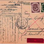 BRD - 10 Pfg. Posthorn Ganzsache/Eilkarte Bayreuth - Bamberg 1952