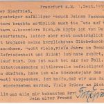 BRD - 30 Pfg. heuss I OBERRAND 10 Pfg. Ganzsache/Lupo-Karte n. ISRAEL FFM 1957