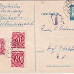 BRD - 15 Pfg. Bed. Deutsche Ganzsache n. ÖSTERREICH Bückeburg 1963 Nachporto !