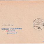 BRD - 20 Pfg Bed. Deutsche Ganzsache/F-Teil v. ÖSTERREICH Wien - Nürnberg 1962