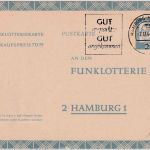 BRD - 15 Pfg Bed. Deutsche Funklotterie-Ganzsache Hamburg-Harburg 1964