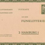 BRD - 10 Pfg Bed. Deutsche Funklotterie-Ganzsache Besonderheit ungebraucht