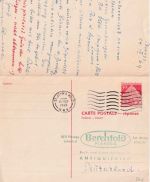 BRD - 30/30 Pfg Dt. Bauwerke Ganzsache n. ENGLAND Planegg 1969 + Retour !