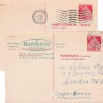 BRD - 30/30 Pfg Dt. Bauwerke Ganzsache n. ENGLAND Planegg 1969 + Retour !