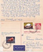 BRD - 30/30 Pfg Dt. Bauwerke Ganzsache n. PAPUA NEUGUINEA + Retour 1970