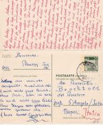 BRD - 20/20 Pfg Dt. Bauwerke Ganzsache n. ITALIEN Planegg 1970 + Retour !