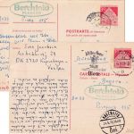 BRD - 30/30 Pfg Dt. Bauwerke Ganzsache n. DÄNEMARK Planegg 1970 + Retour !