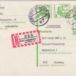 BRD - 50 Pfg B&S Ganzsache/Einschreibekarte Ludwigshafen a/Rh - Starnberg 1981