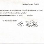 BRD - 50 Pfg B&S Ganzsache/Einschreibekarte Ludwigshafen a/Rh - Starnberg 1981