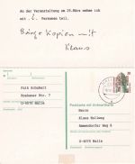 BRD - 30/30 Pfg. SWK Ganzsache/Ortskarte Halle 19./22.03.91 zusammenhängend