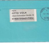 BRD - Innsbruck Olympiade 1976 Privatganzsache/Luftpostfaltbrief SST Köln 1976