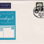 BRD - Norimberga '71 Privatganzsache/Luftpostbrief SST Nürnberg 1971