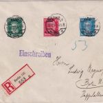 DR - Int. Arbeitsamt Satzbrief/Orts-Einschreiben Berlin N106 30.11.27
