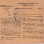 DR - 2x15 Pfg. Strohhut Dienstpaketkarte Plaue-Bernsdorf - Wermsdorf 1935