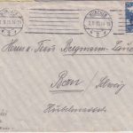 DR - 25 Pfg. 100 J. Eisenbahn Brief i.d. SCHWEIZ München - Bern 1935