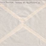 DR - 12+8 Pfg. Nothilfe Wagner Zusammendruck Brief/Sondertarif n. TSCHECHIEN