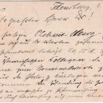 Schleswig - 15 Pfg. Ganzsache+Zusatz n. ÖSTERREICH Flensburg - Wien 8.5.20