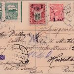 Estland - 1 M./35 P. Kriegsbeschädigte u.a. Einschreibekarte Tallinn 1920