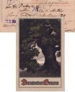 Estland - 1 M./35 P. Kriegsbeschädigte u.a. Einschreibekarte Tallinn 1920