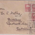 Estland - 3x1 M. Reval Brief Masch.stpl. Tallinn - Heidelberg 1920