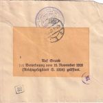 Estland - 3x1 M. + 8x25 P. Einschreibebrief Tartu - Heidelberg 1921 Zensur