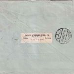 Lettland - 3x50 K. + 4x1 R. Mutter Latvjia Einschreibebrief Leepaja (Libau) 1920