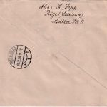 Lettland - 3x50 K. Mutter Lavjia u.a. Einschreibebrief Jelgava (Mitau) 1920