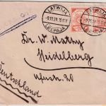 Lettland -2x20 K. Freimarken Drucksachenbrief Leepaja - Heidelberg 1920