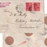 Polen - 2x20 M. Sämann Einschreibebrief Krakau - Heidelberg 1921 Zensur Berlin
