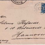 Schweden - 20 Ö. König Gustav V. Zensurbrief Hälsingborg 1915 Zensur Hamburg
