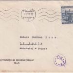 B&M - 2,50 K. Freimarke Brief i.d. SCHWEIZ Prag - Le Locle 12.9.39 Devisenzensur