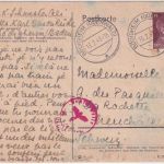 DR - 15 Pfg. AH karte i.d. SCHWEIZ Bödigheim - Neuchatel 13.2.45 Zensur