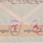 Frankreich - 3x1,50 Fr. Petain Brief i.d. SCHWEIZ Beziers Thun 9.2.43 OKW-Zensur