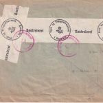 Dänemark - 2x10 Ö. Ziffer Brief n. SCHWEDEN Agersö 1941 Zensur Kopenhagen