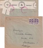 Dänemark - 2x10 Ö. Ziffer Brief n. SCHWEDEN Agersö 1941 Zensur Kopenhagen