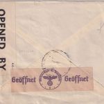 England - 3 P. George VI. Firmenbrief i.d. SCHWEIZ London 1944 - Doppelzensur