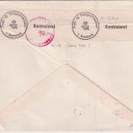 Dänemark - 20 Ö. Christian X. SCHWEDEN Kopenhagen 1944 Zensur Kopenhagen