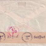 Norwegen - 20 Ö. Stabkirche Brief n. SCHWEDEN Harstad 18.10.43 Zensur Trondheim