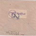 Spanien - Madrid 1943 Firmenbrief n. FRANKREICH (Paris) span.-dt. Doppelzensur